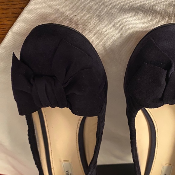 Prada suede heels with bows on the toes - Picture 4 of 10